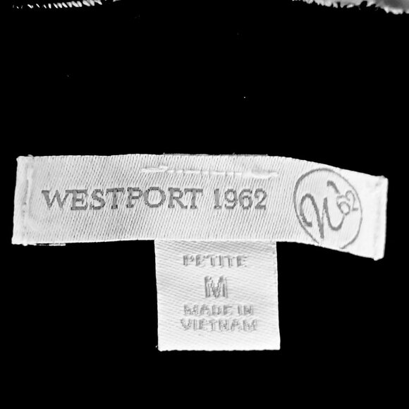 VTG Y2K Westport Womens A Line Sweater Dress Scarf Set Size M Colorblock Stripe - Picture 4 of 6